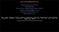 Desktop Screenshot of mickrobinson.org